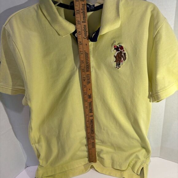 US Polo Assn Polo Shirt Girls XL14-16/Women XS Light Yellow Cotton or - Picture 7 of 7